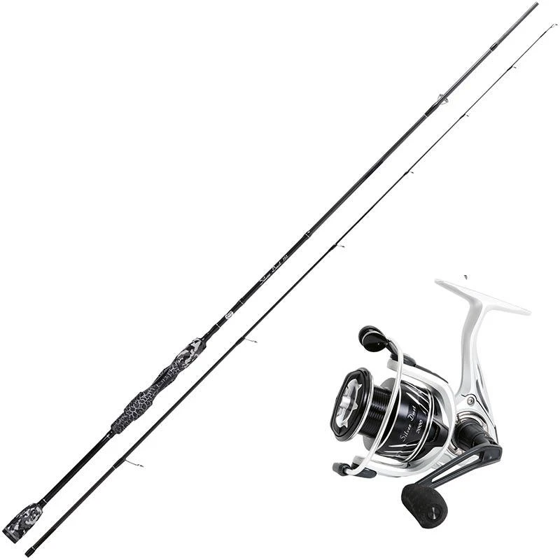 ENSEMBLE SPINNING STUCKI FISHING COMBO SILVER DUST 3 ENSEMBLE SPINNING STUCKI FISHING COMBO SILVER DUST