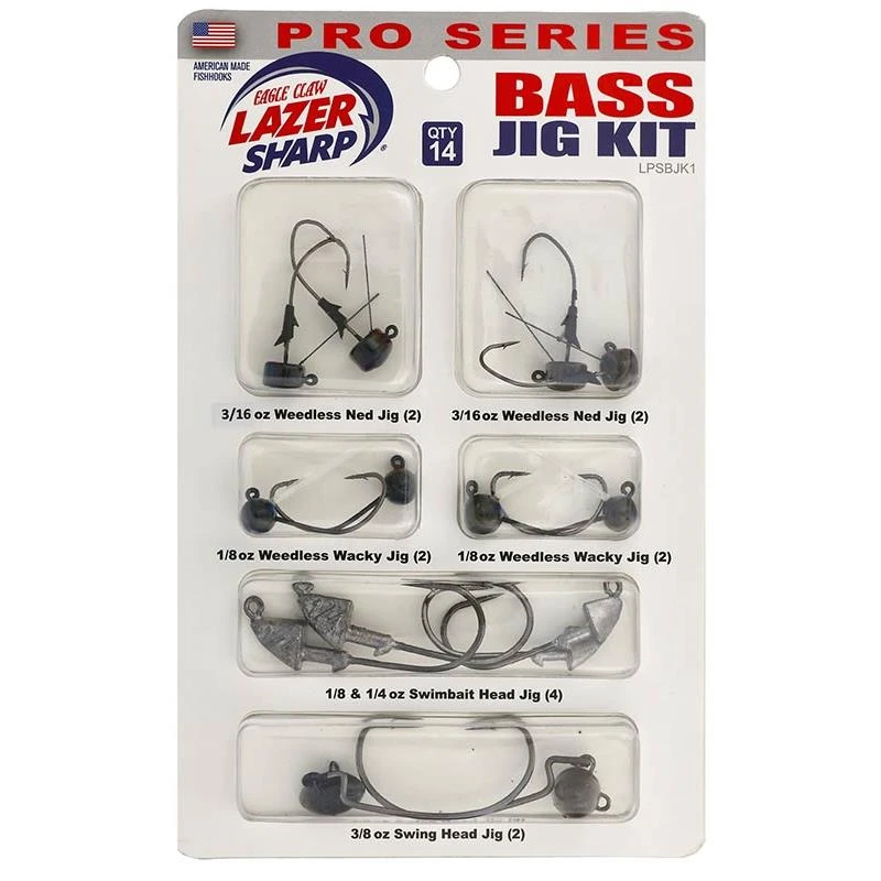 KIT MONTAGE EAGLE CLAW LAZER SHARP BASS JIG 3 KIT MONTAGE EAGLE CLAW LAZER SHARP BASS JIG