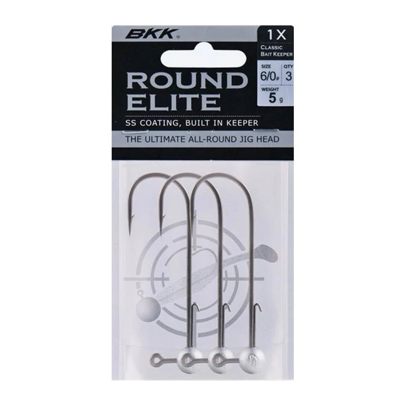 TÊTE PLOMBÉE BKK ROUND ELITE-CLASSIC BAIT KEEPER 3 TÊTE PLOMBÉE BKK ROUND ELITE-CLASSIC BAIT KEEPER