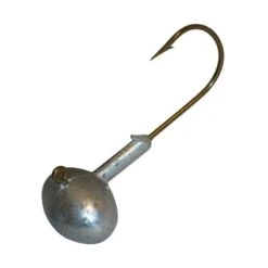 TETE PLOMBEE DELALANDE FOOTBALL JIG BRUT - PAR 3