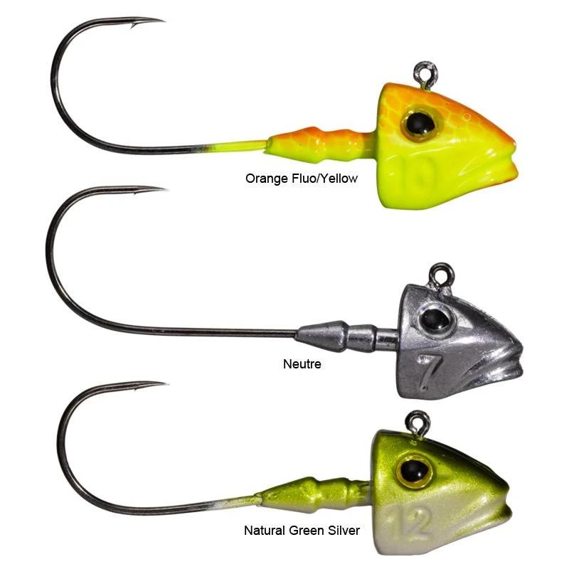 TETE PLOMBEE GUNKI G FISH 12G - PAR 3 3 TETE PLOMBEE GUNKI G FISH 12G - PAR 3